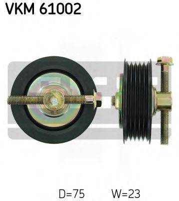 Паразитний / провідний ролик, полікліновий ремінь SKF VKM 61002