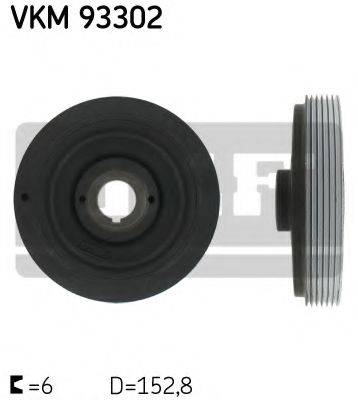 Ремінний шків, колінчастий вал SKF VKM 93302