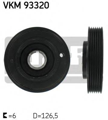 Ремінний шків, колінчастий вал SKF VKM 93320