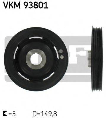 Ременный шкив, коленчатый вал SKF VKM 93801