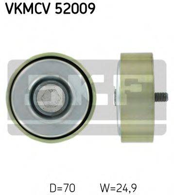 SKF VKMCV52009 Паразитный / ведущий ролик, поликлиновой ремень