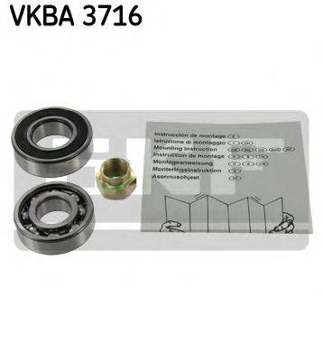 SKF VKBA3716 Комплект подшипника ступицы колеса