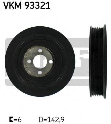 Ременный шкив, коленчатый вал SKF VKM 93321