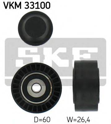SKF VKM33100 Паразитный / ведущий ролик, поликлиновой ремень