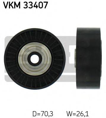 SKF VKM33407 Паразитный / ведущий ролик, поликлиновой ремень
