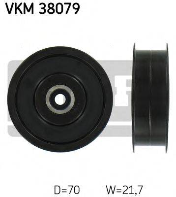 SKF VKM38079 Паразитний / провідний ролик, полікліновий ремінь