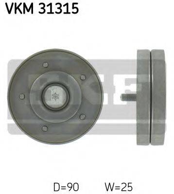 SKF VKM31315 Паразитный / ведущий ролик, поликлиновой ремень