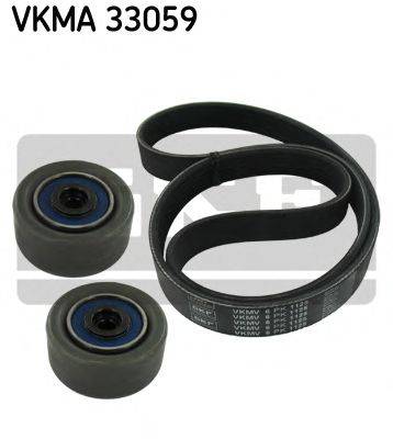 Поликлиновой ременный комплект SKF VKMA 33059
