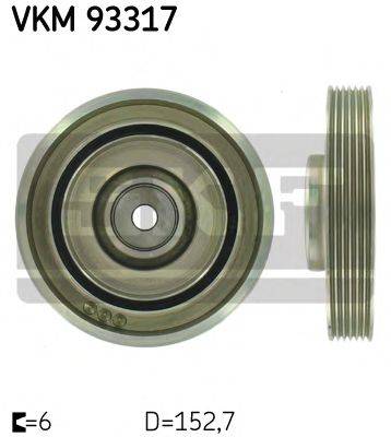 Ремінний шків, колінчастий вал SKF VKM 93317