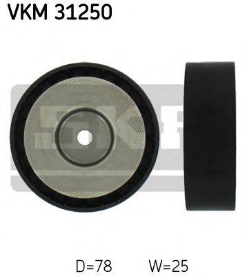 SKF VKM31250 Паразитный / ведущий ролик, поликлиновой ремень