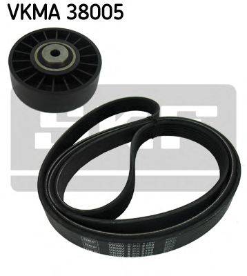 Поликлиновой ременный комплект SKF VKMA 38005