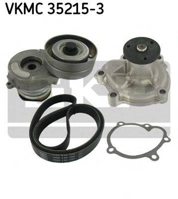 Водяний насос + комплект потічкових ременів SKF VKMC 35215-3