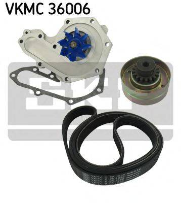 Водяний насос + комплект потічкових ременів SKF VKMC 36006