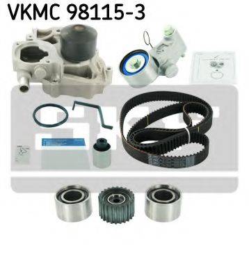 Водяний насос + комплект зубчастого ременя SKF VKMC 98115-3