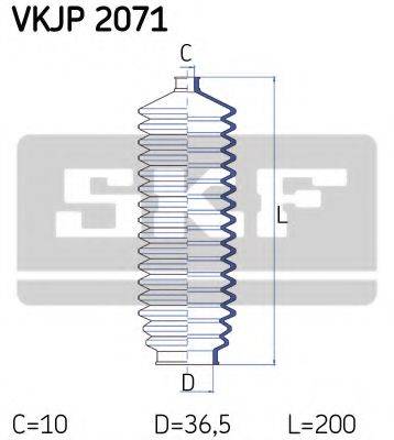 SKF VKJP2071 Комплект пильника, рульове управління