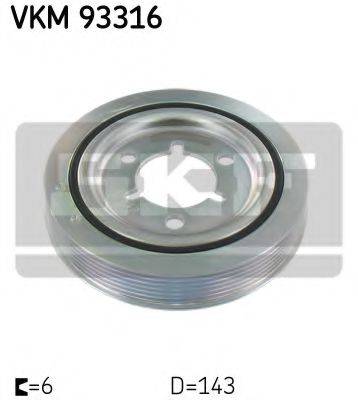 Ремінний шків, колінчастий вал SKF VKM 93316
