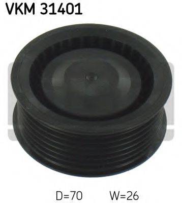 SKF VKM31401 Паразитний / провідний ролик, полікліновий ремінь