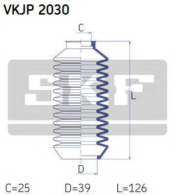 Комплект пылника, рулевое управление SKF VKJP 2030