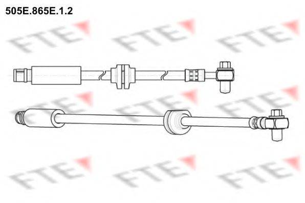 Гальмівний шланг FTE 505E.865E.1.2