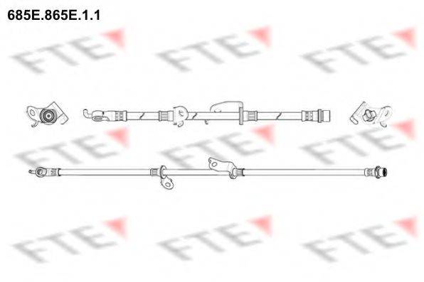 Тормозной шланг FTE 685E.865E.1.1