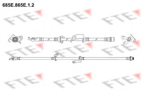 Гальмівний шланг FTE 685E.865E.1.2
