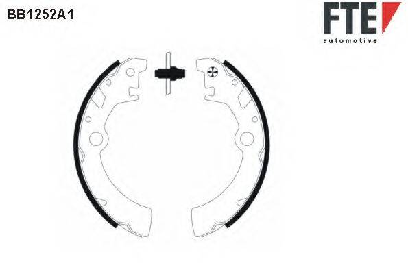 FTE BB1252A1 Комплект тормозных колодок