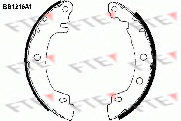 FTE BB1216A1 Комплект тормозных колодок