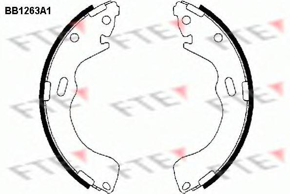 FTE BB1263A1 Комплект тормозных колодок