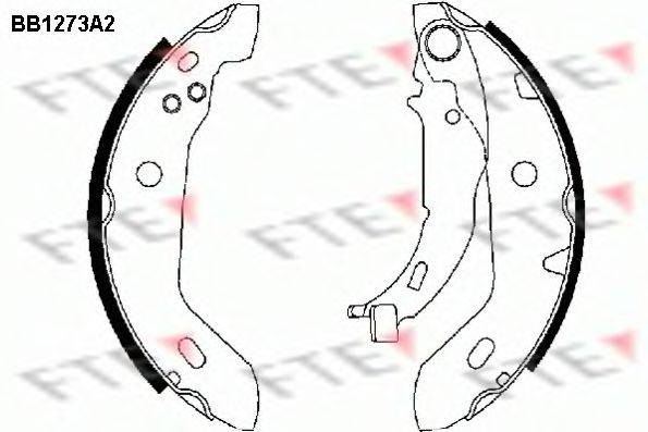 FTE BB1273A2 Комплект тормозных колодок
