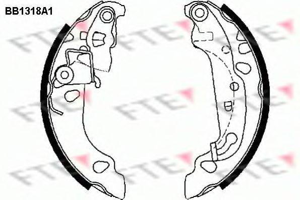 FTE BB1318A1 Комплект тормозных колодок