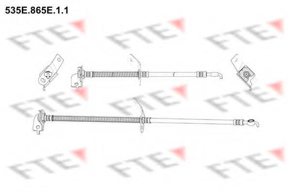 Тормозной шланг FTE 535E.865E.1.1