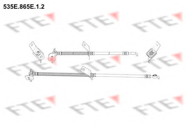 Гальмівний шланг FTE 535E.865E.1.2