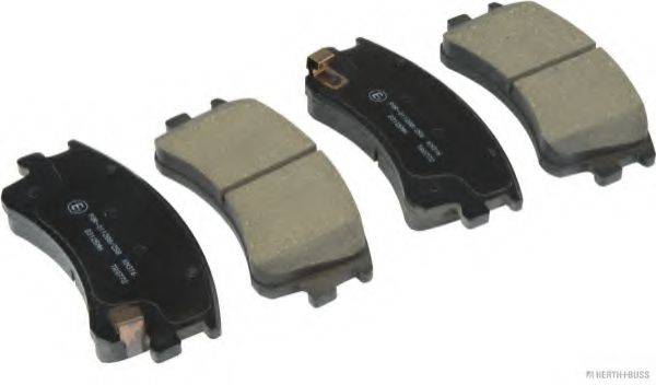 Комплект тормозных колодок, дисковый тормоз HERTH+BUSS JAKOPARTS J3603056