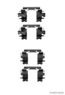 Комплектуючі, колодки дискового гальма HERTH+BUSS JAKOPARTS J3664012