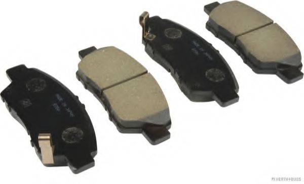 Комплект тормозных колодок, дисковый тормоз HERTH+BUSS JAKOPARTS J3604055