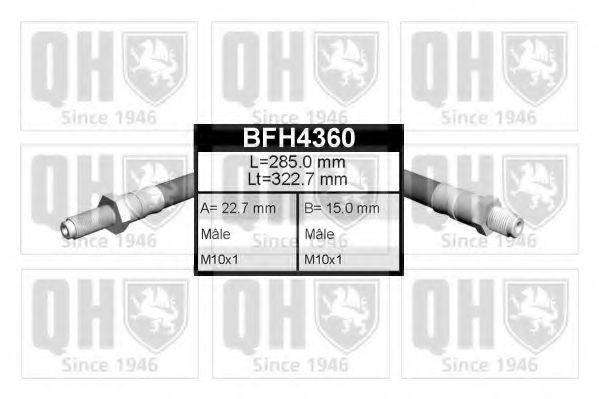 Гальмівний шланг QUINTON HAZELL BFH4360