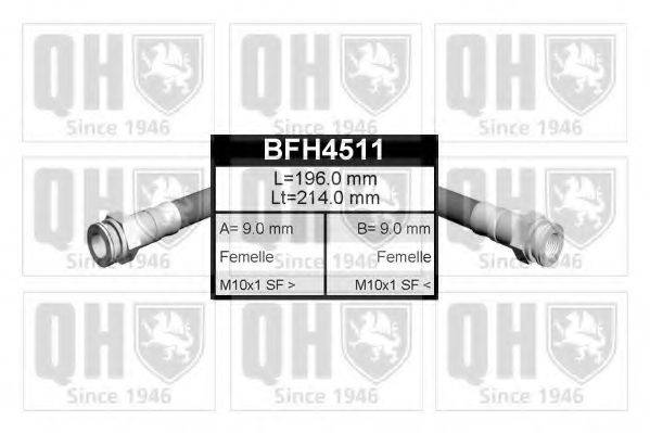 QUINTON HAZELL BFH4511 Тормозной шланг
