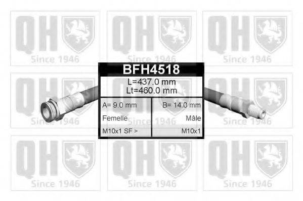 QUINTON HAZELL BFH4518 Тормозной шланг