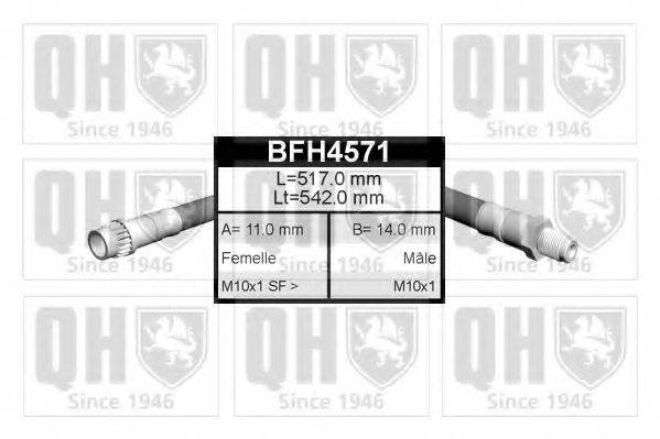 QUINTON HAZELL BFH4571 Тормозной шланг