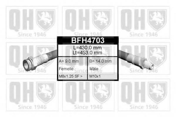 QUINTON HAZELL BFH4703 Тормозной шланг