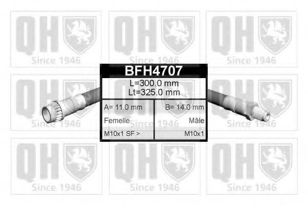 QUINTON HAZELL BFH4707 Тормозной шланг