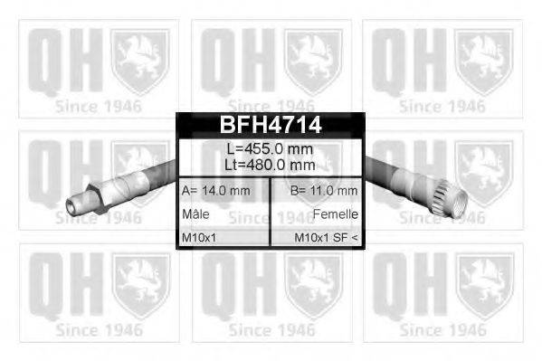 QUINTON HAZELL BFH4714 Тормозной шланг