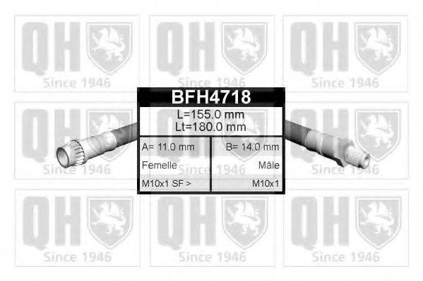QUINTON HAZELL BFH4718 Тормозной шланг