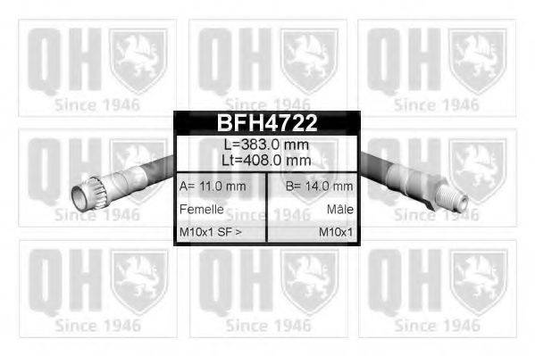 QUINTON HAZELL BFH4722 Тормозной шланг