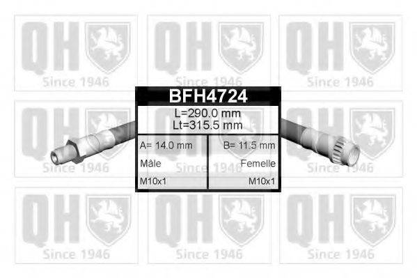 QUINTON HAZELL BFH4724 Тормозной шланг