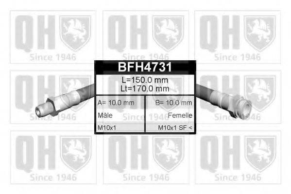 QUINTON HAZELL BFH4731 Тормозной шланг