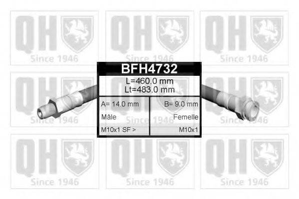 QUINTON HAZELL BFH4732 Тормозной шланг
