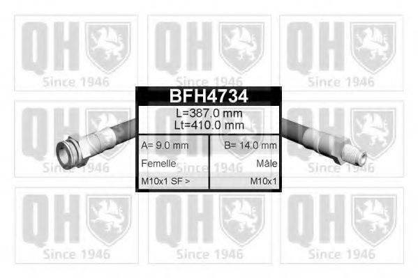 QUINTON HAZELL BFH4734 Тормозной шланг