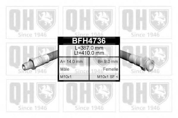 QUINTON HAZELL BFH4736 Тормозной шланг