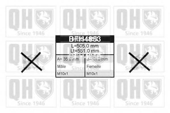 QUINTON HAZELL BFH4853 Тормозной шланг